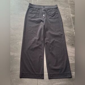 Halara High Waisted Button Multiple Pockets Straight Leg Casual Pants Size L